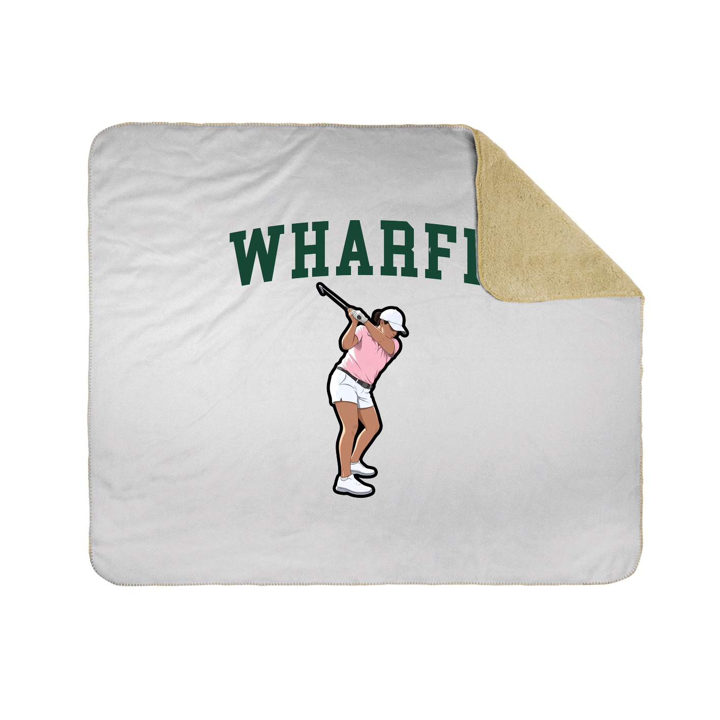 Throw Blanket — Shirsey in White