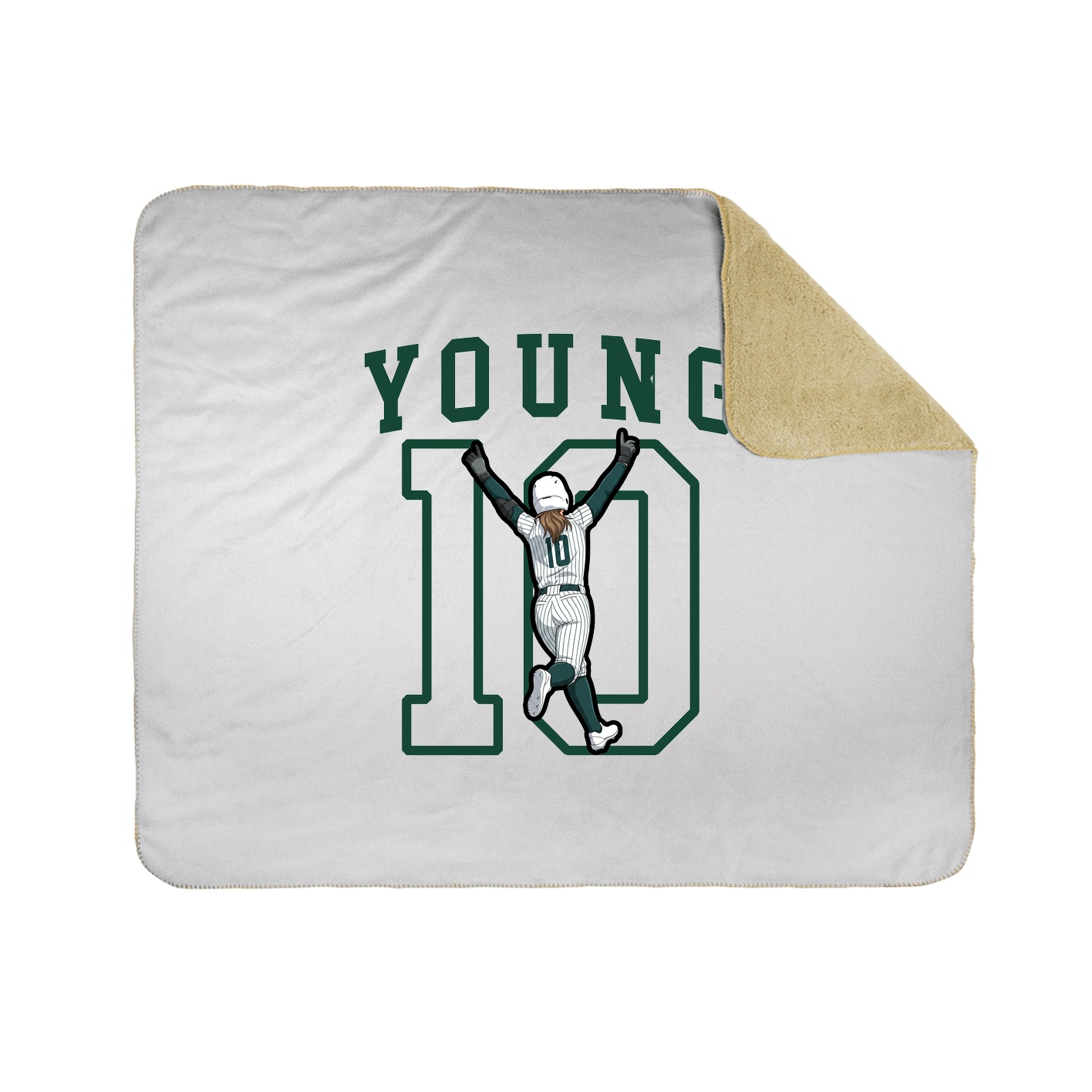 50x60 Sherpa Lined Throw Blanket
