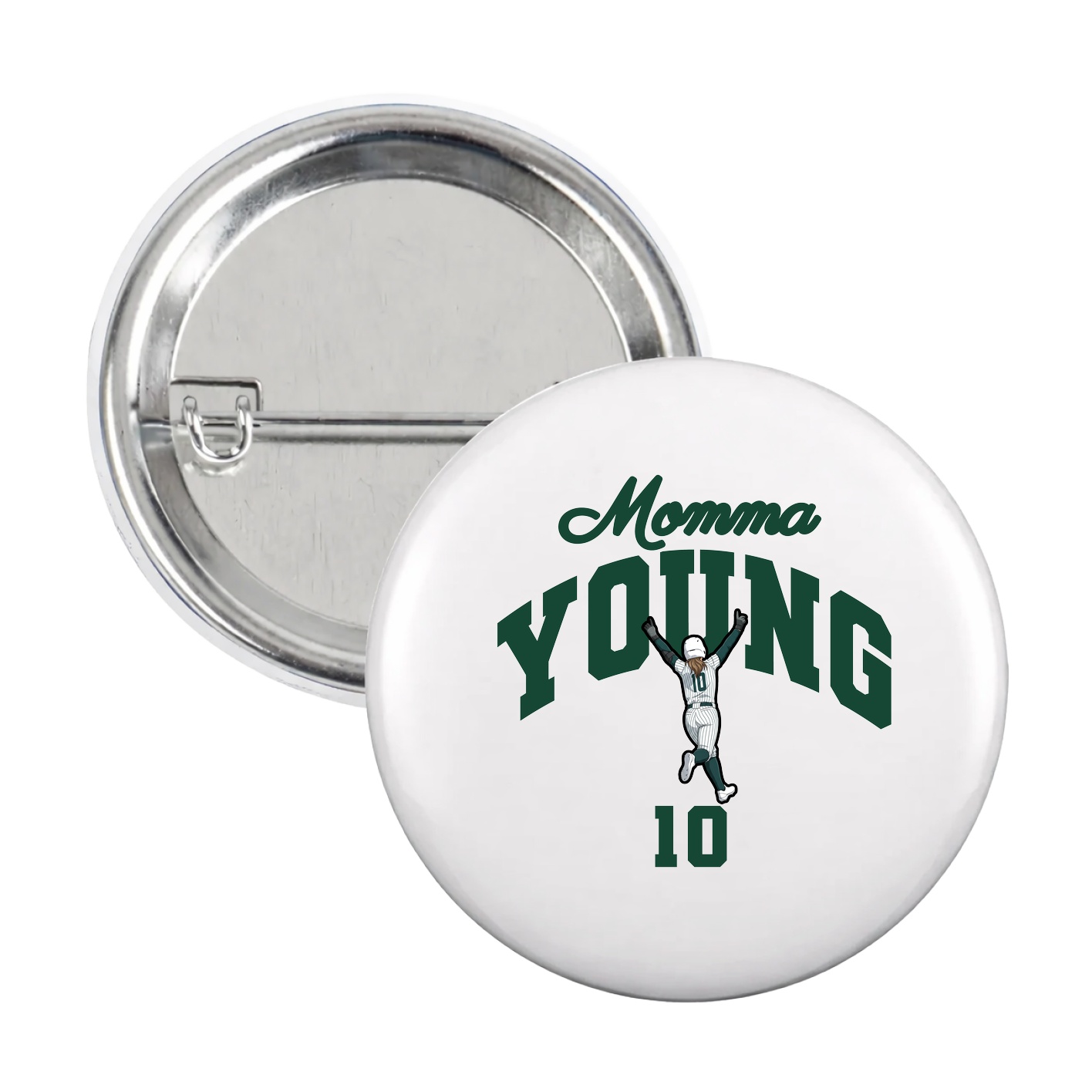 Game Day Button — Mothers Day Arch in White