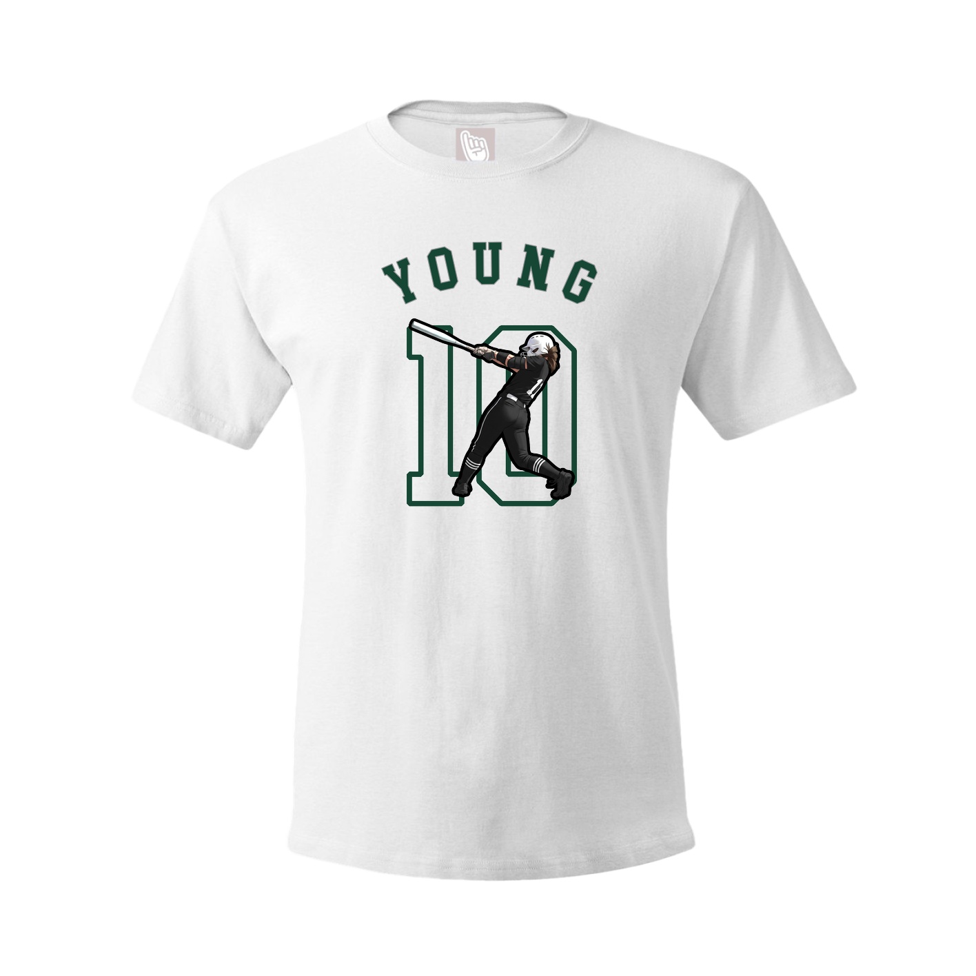 Youth Tee — Shirsey Arch in White
