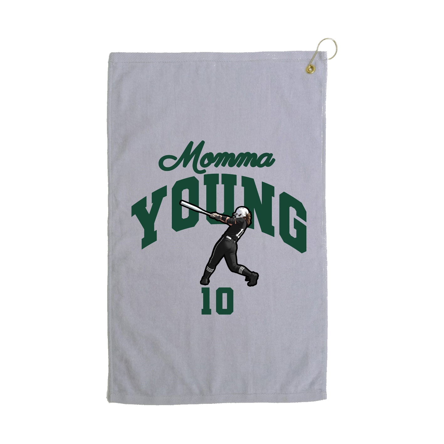 Golf Towel — Mothers Day Arch in Grey