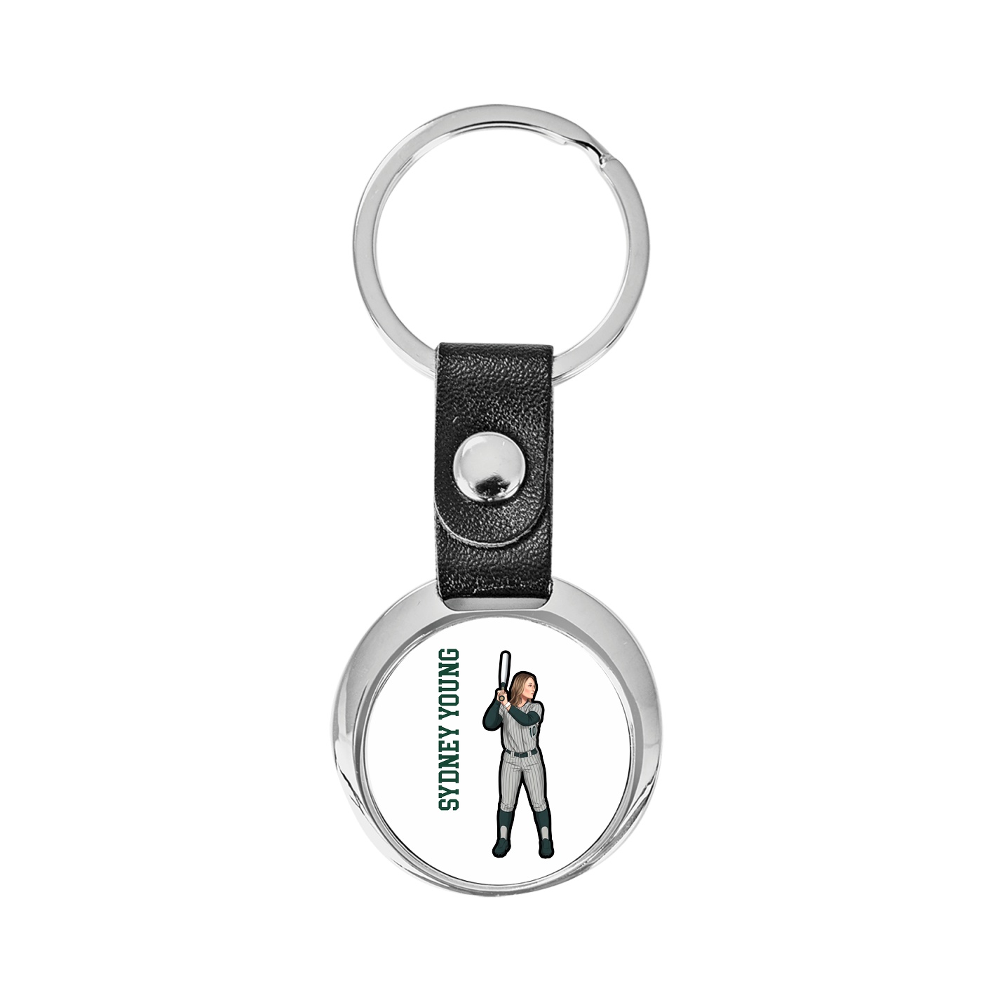 Key Chain — Name Vertical in Classic