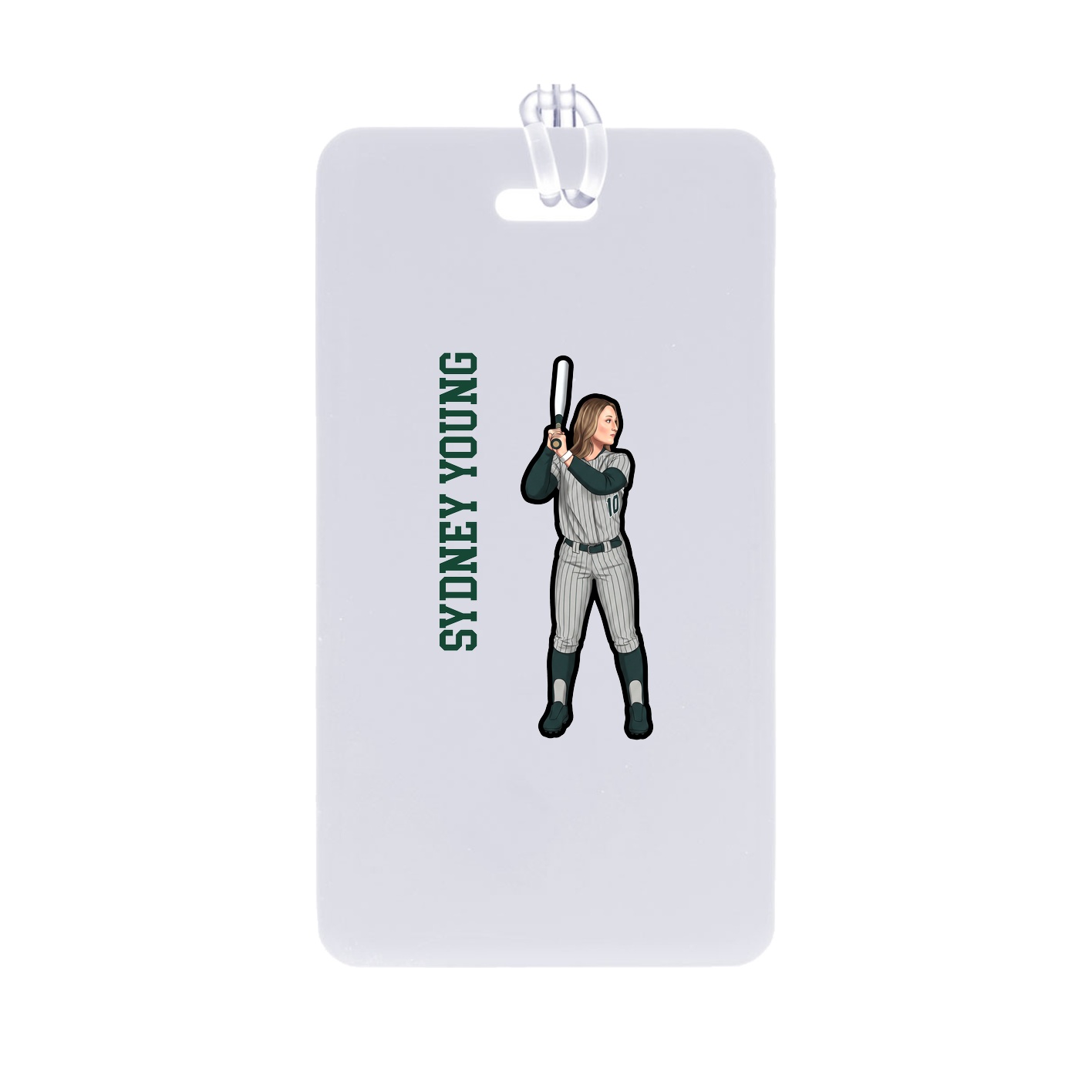 Bag Tag — Name Vertical in Classic