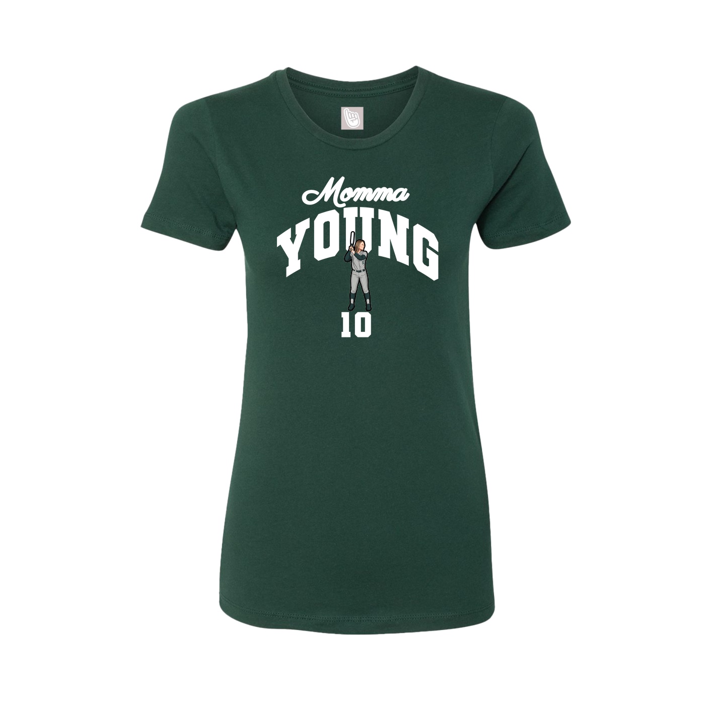 Womens Tee — Mothers Day Arch in Green