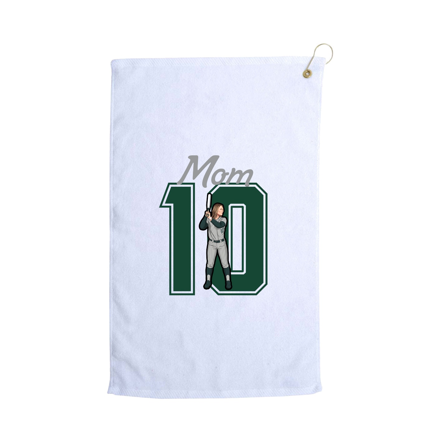 Golf Towel — Mothers Day Shirsey in White