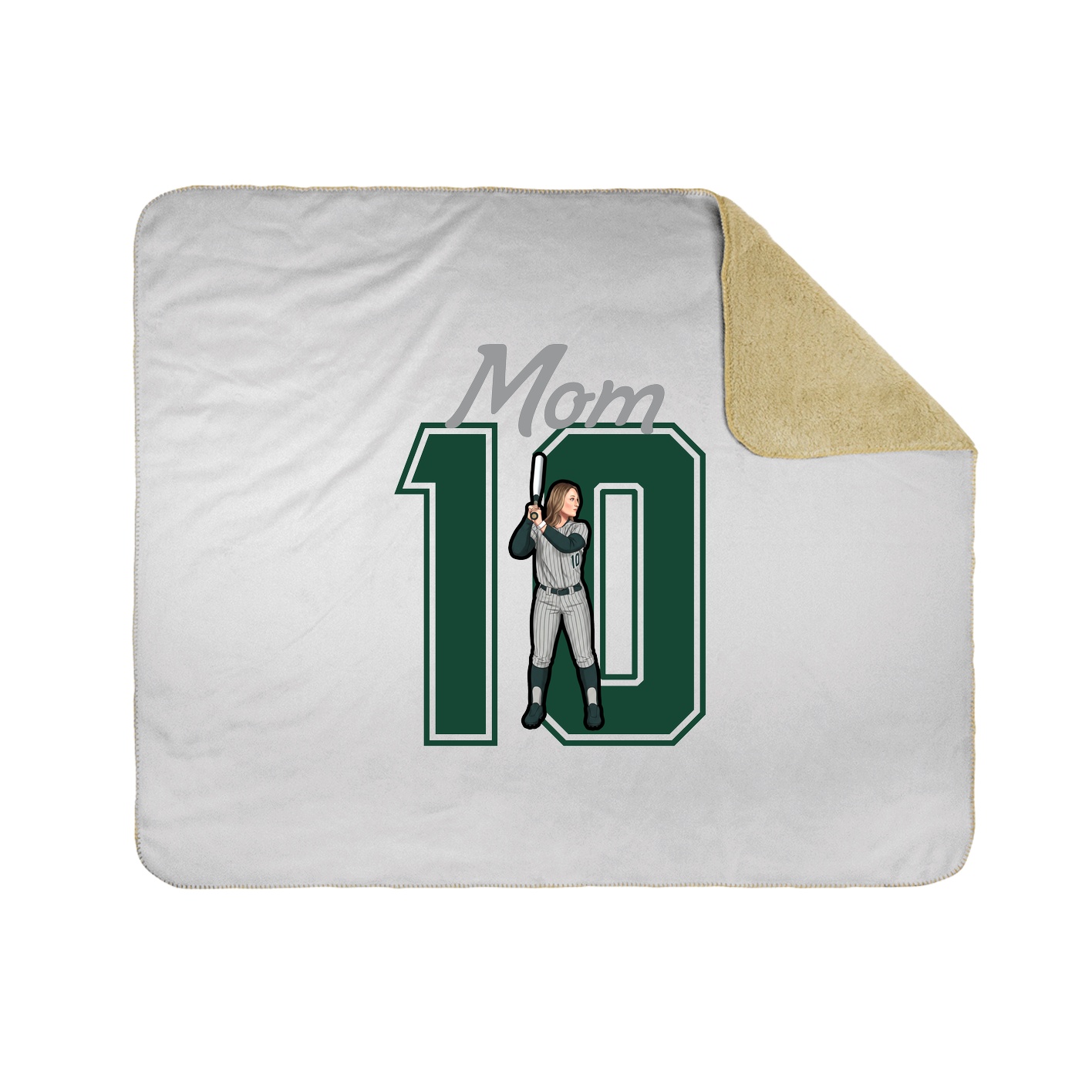Throw Blanket — Mothers Day Shirsey in White