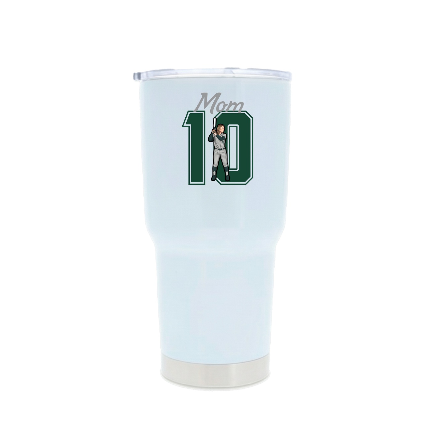 30oz Stainless Steel Tumbler — Mothers Day Shirsey in White