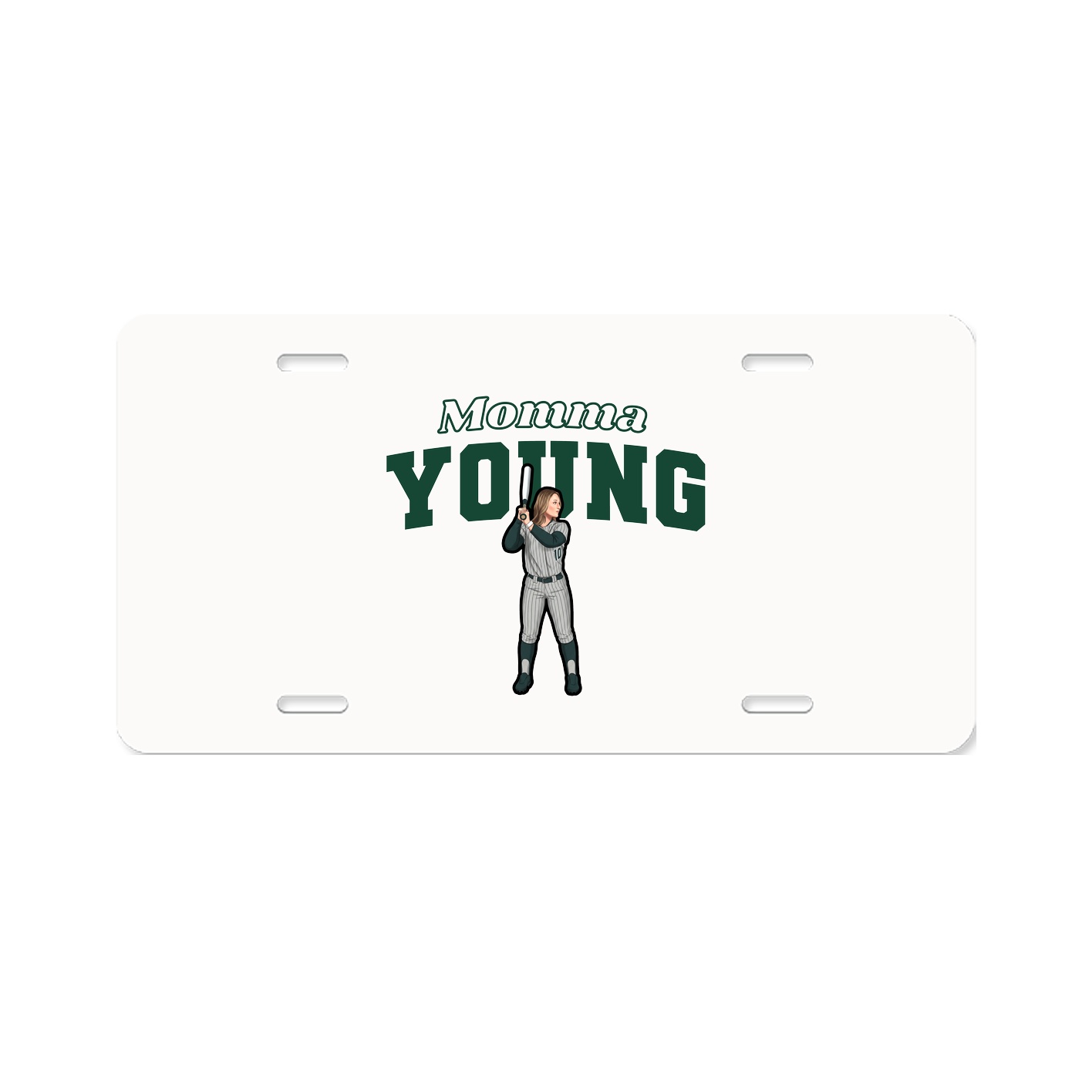 License Plate — Mothers Day Block in Classic