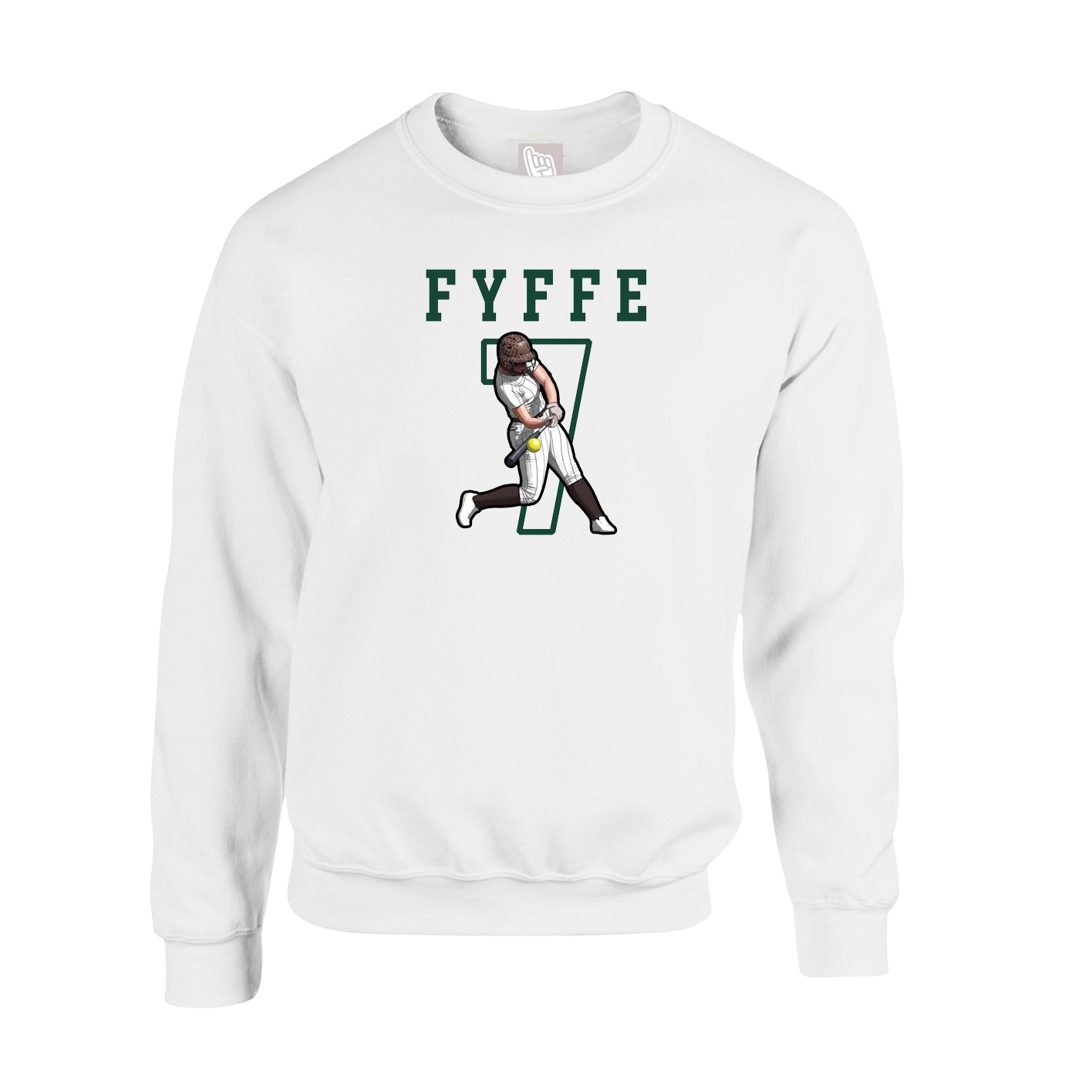 Fleece Crew — Shirsey in White