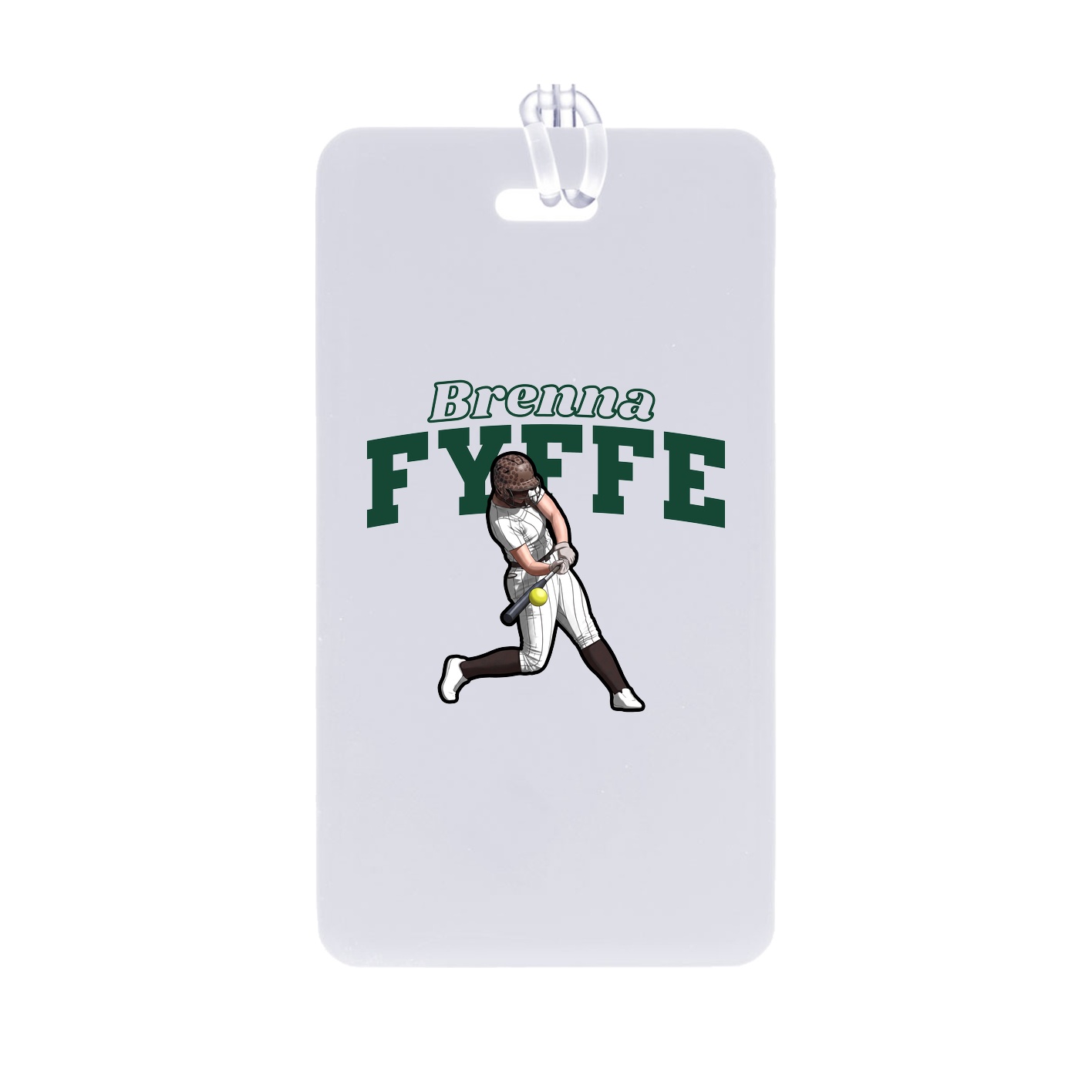 Bag Tag — Name Arch in Classic