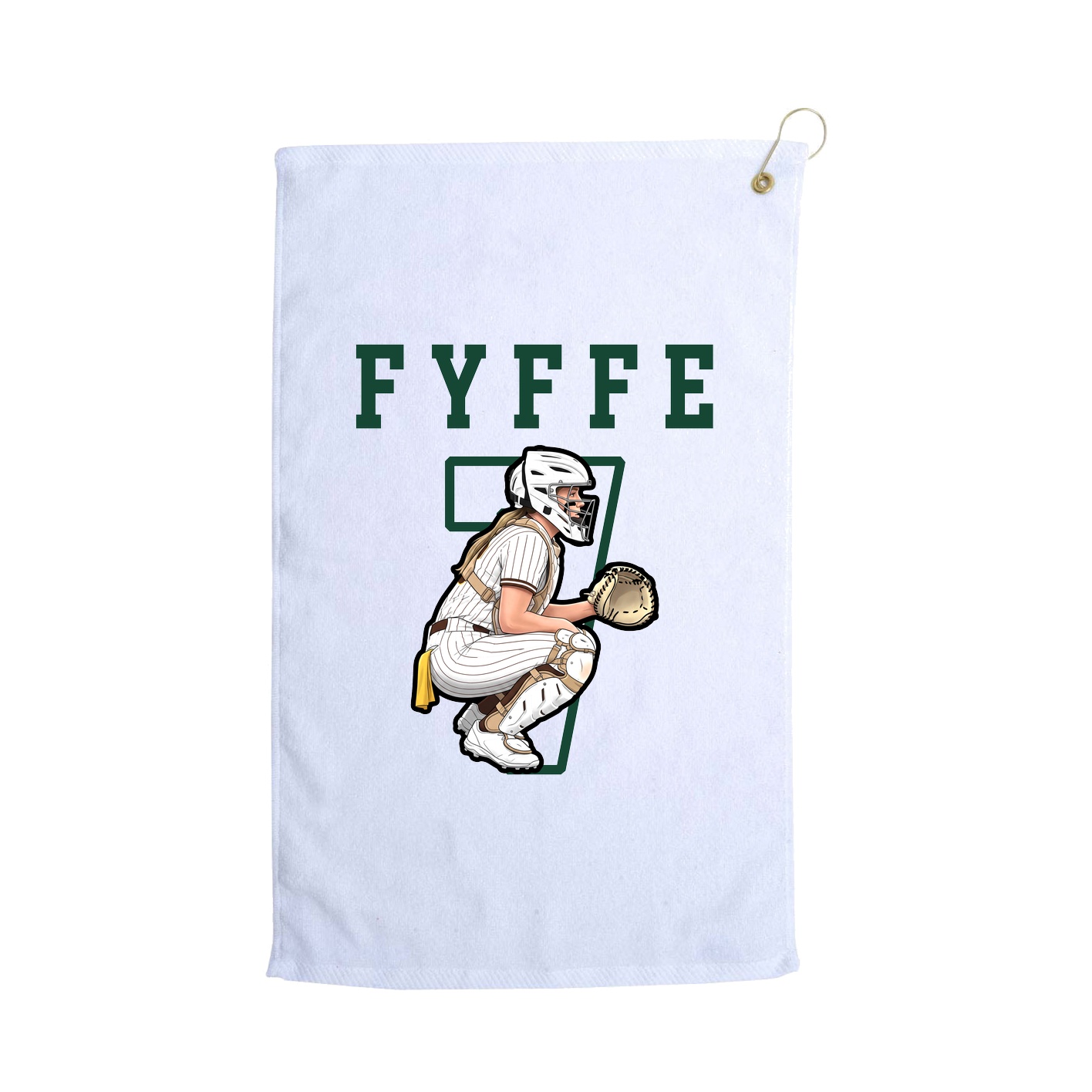 Golf Towel — Shirsey in White