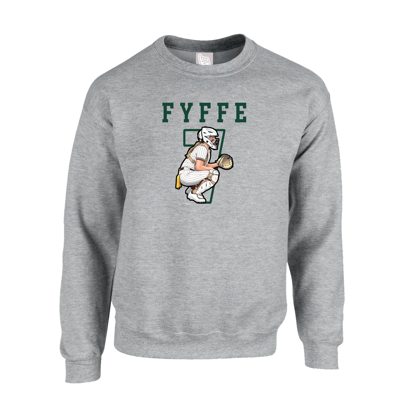 Fleece Crew — Shirsey in Grey