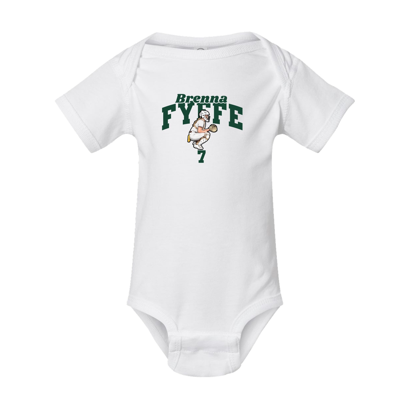 Baby Onesie — Signature Arch in White