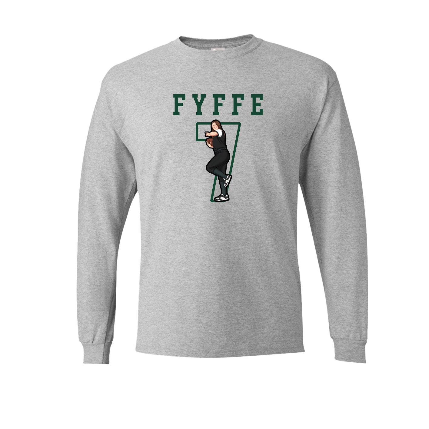 Long Sleeve Tee — Shirsey in Grey