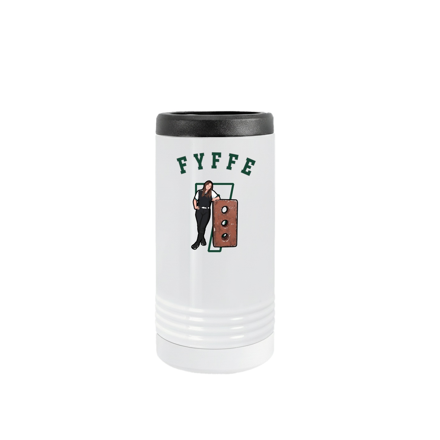 Slim Beverage Holder — Shirsey Arch in White