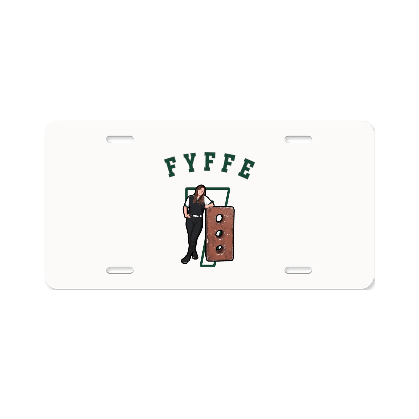 License Plate — Shirsey Arch in Classic