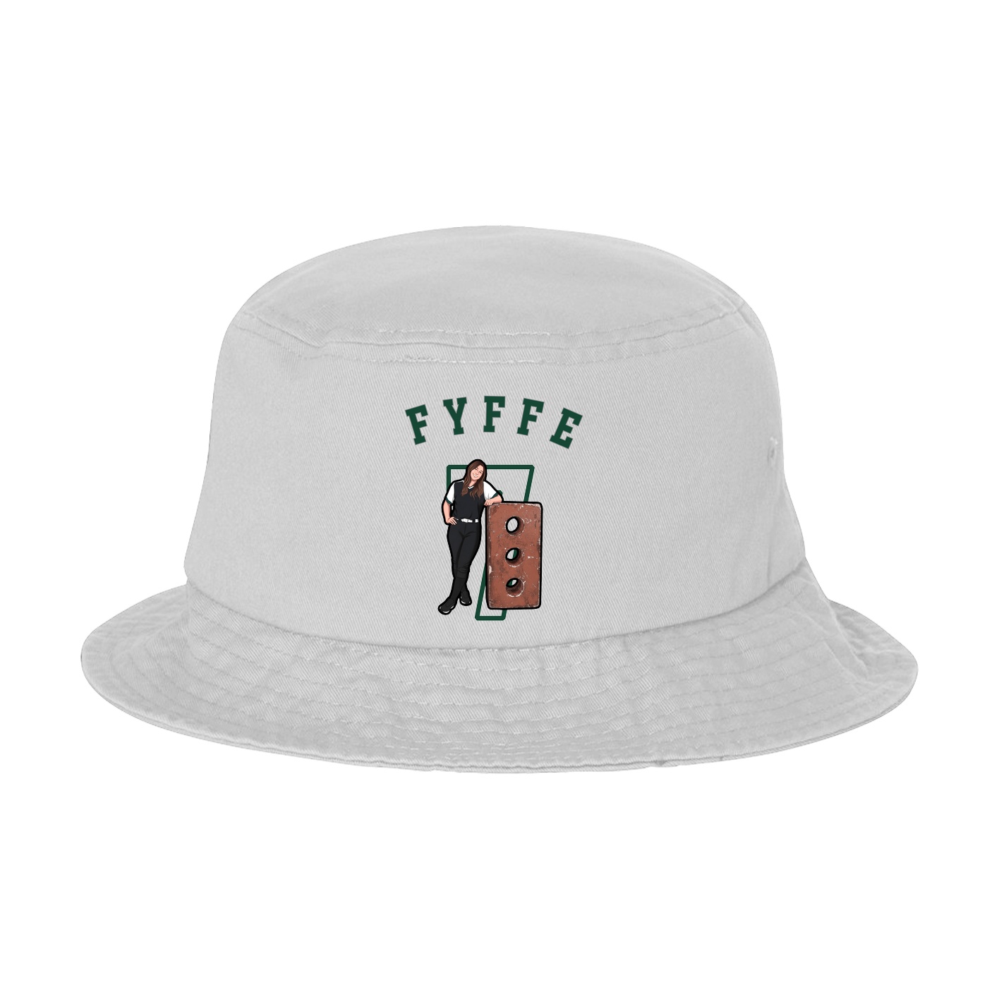 Bucket Cap — Shirsey Arch in White