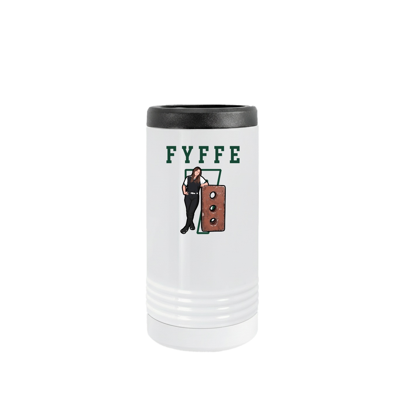Slim Beverage Holder — Shirsey in White