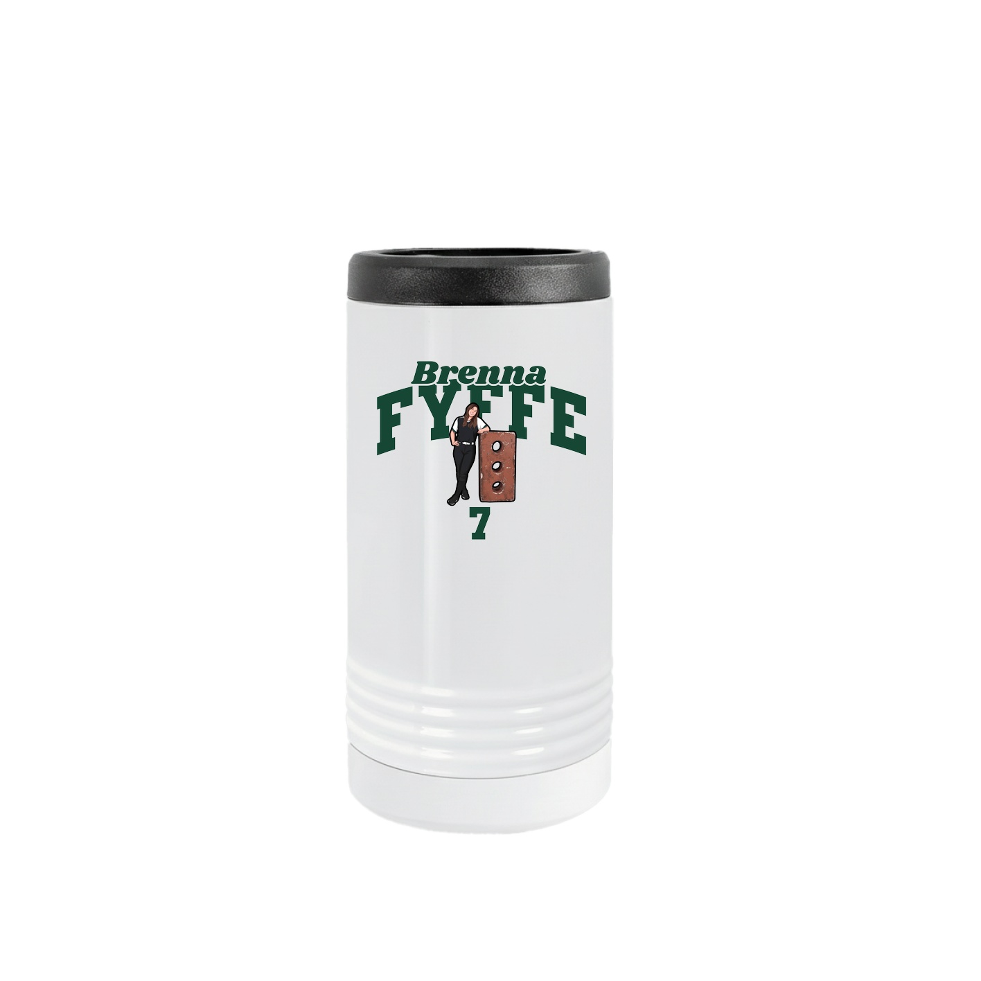 Slim Beverage Holder — Signature Arch in White