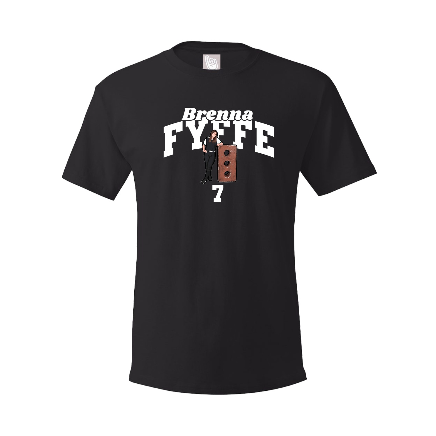 Youth Tee — Signature Arch in Black