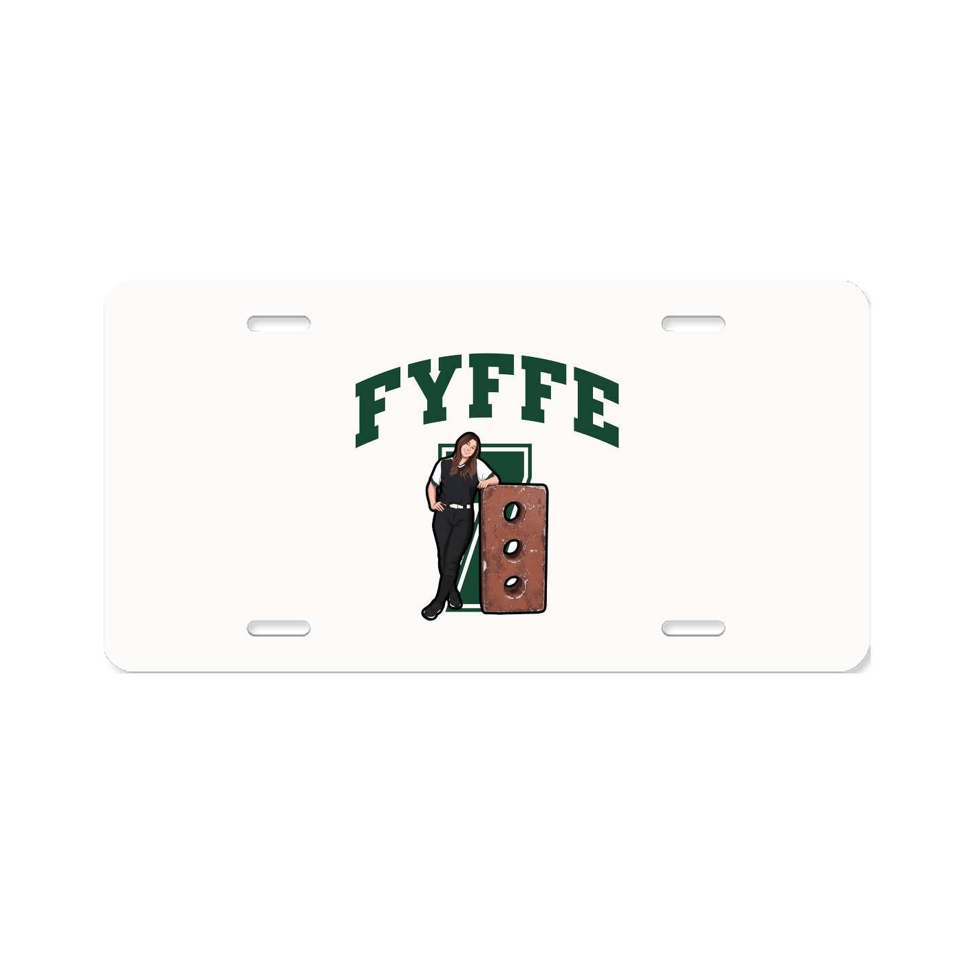 License Plate — Number in Classic