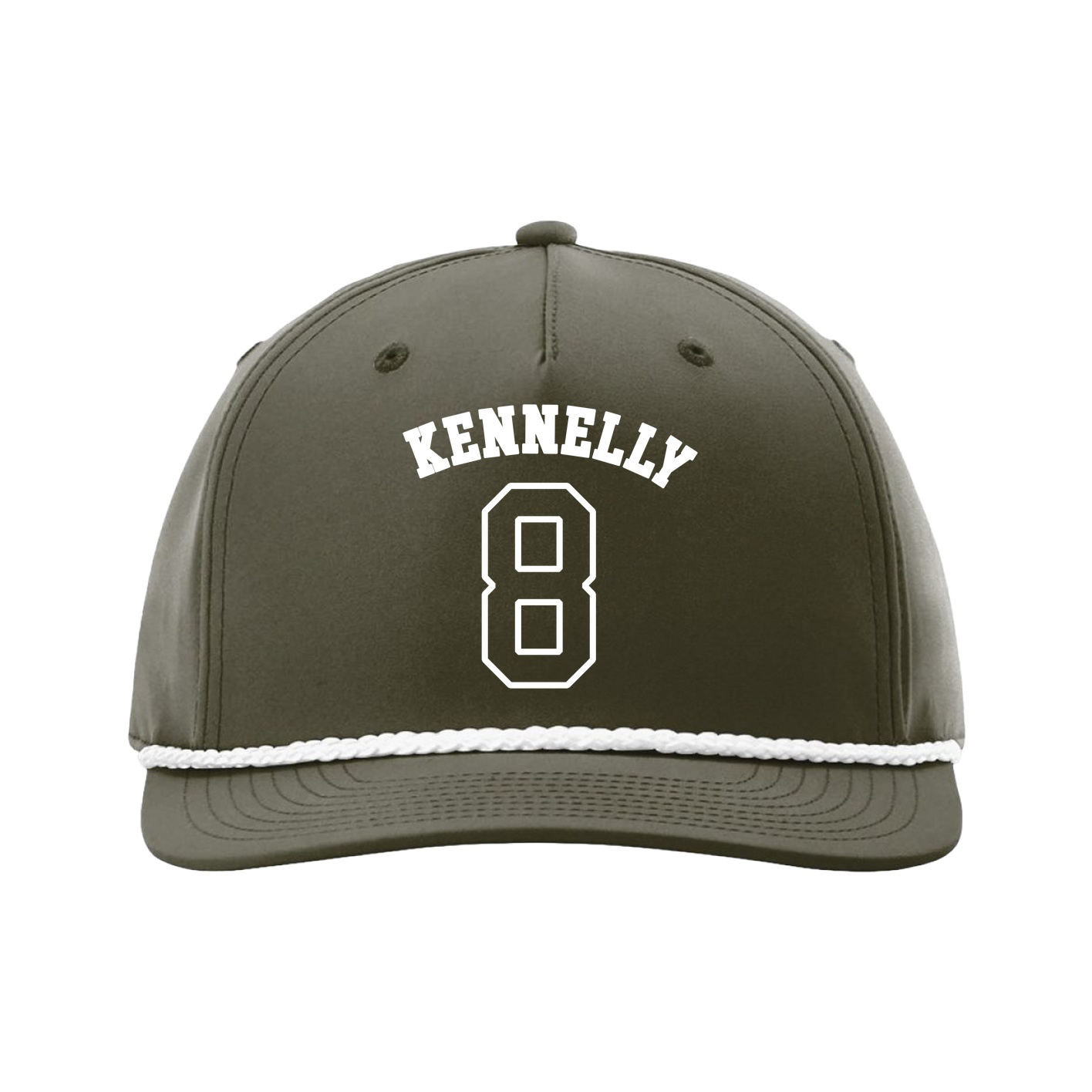 Five-Panel Classic Rope Cap — Shirsey Arch in Green