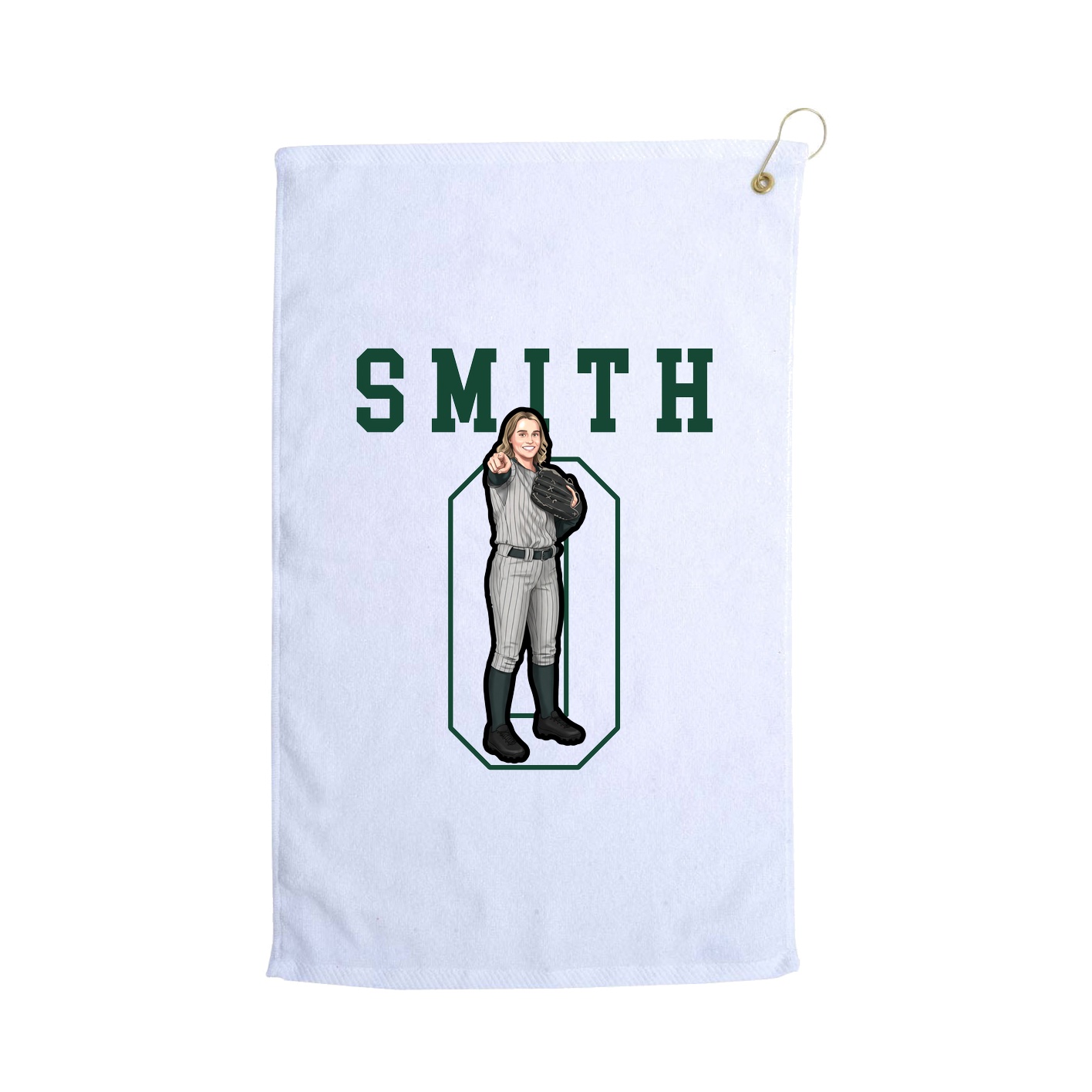 Golf Towel — Shirsey in White