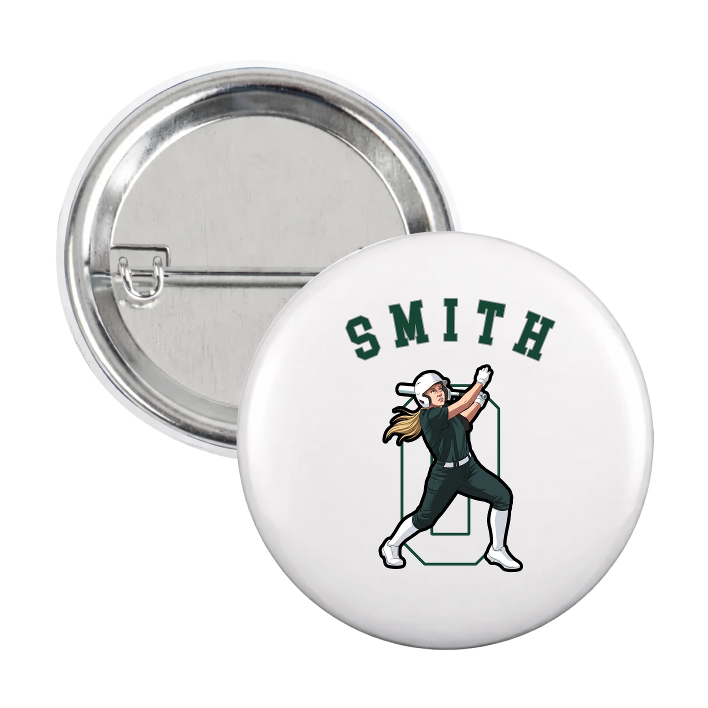 Game Day Button — Shirsey Arch in White