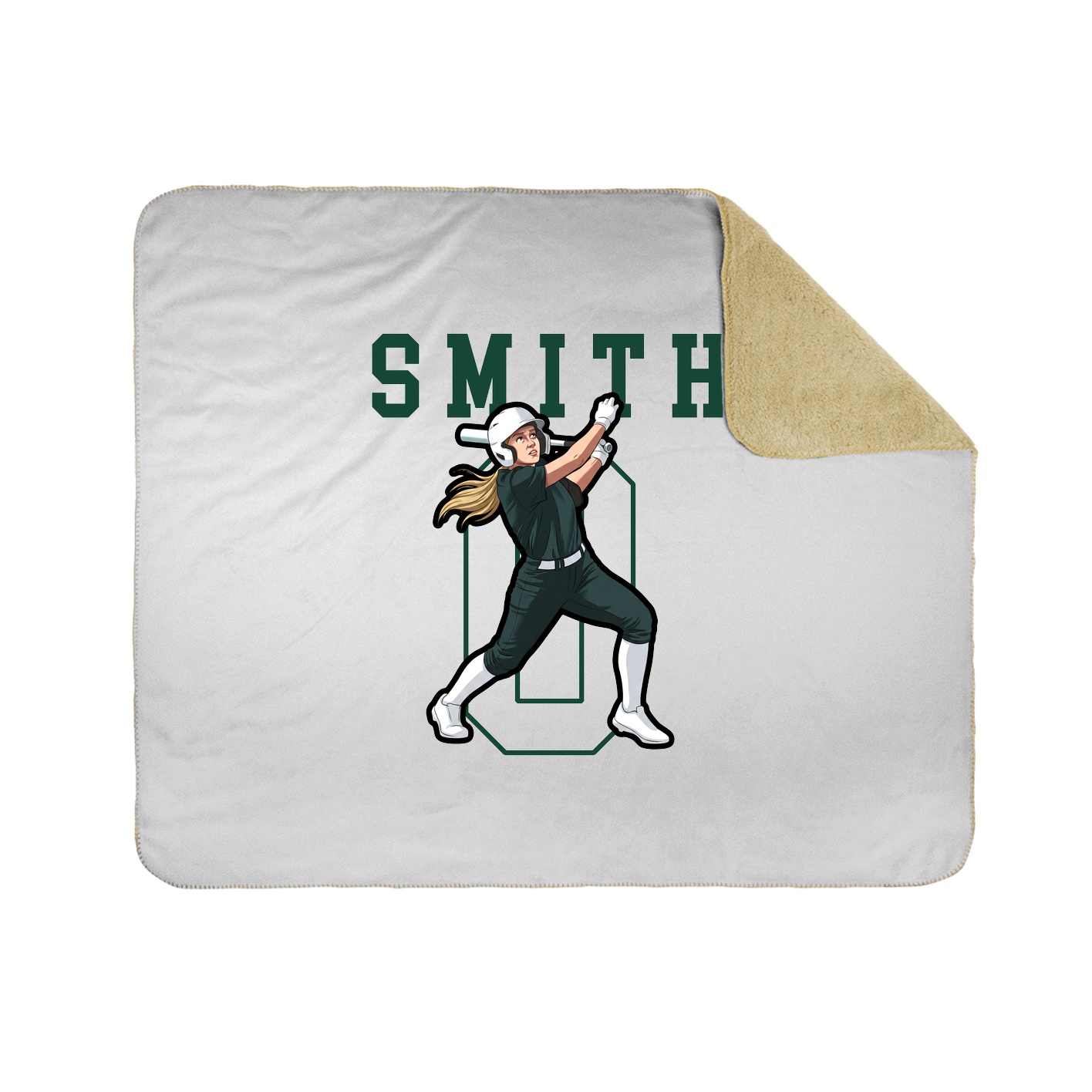 Throw Blanket — Shirsey in White