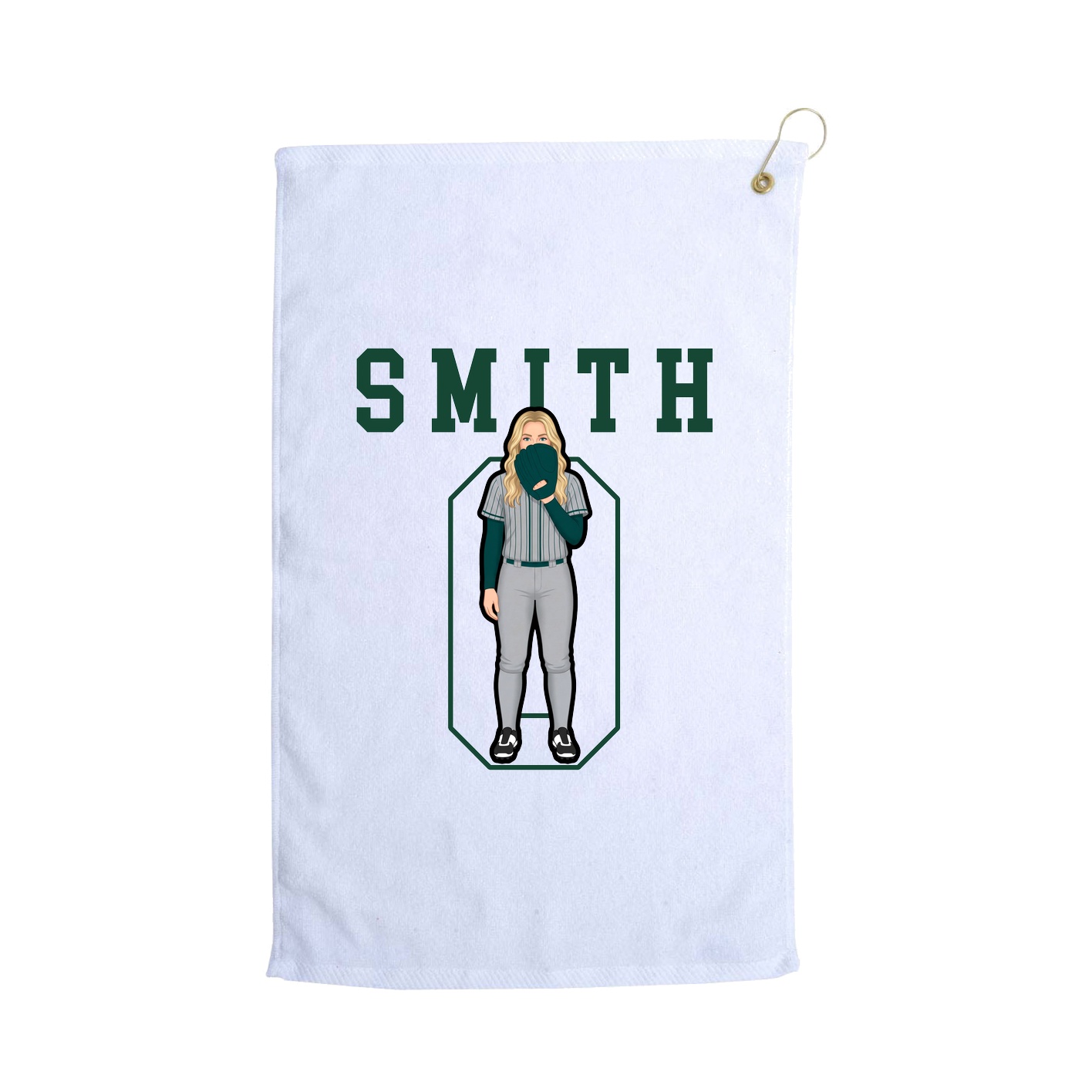 Golf Towel — Shirsey in White