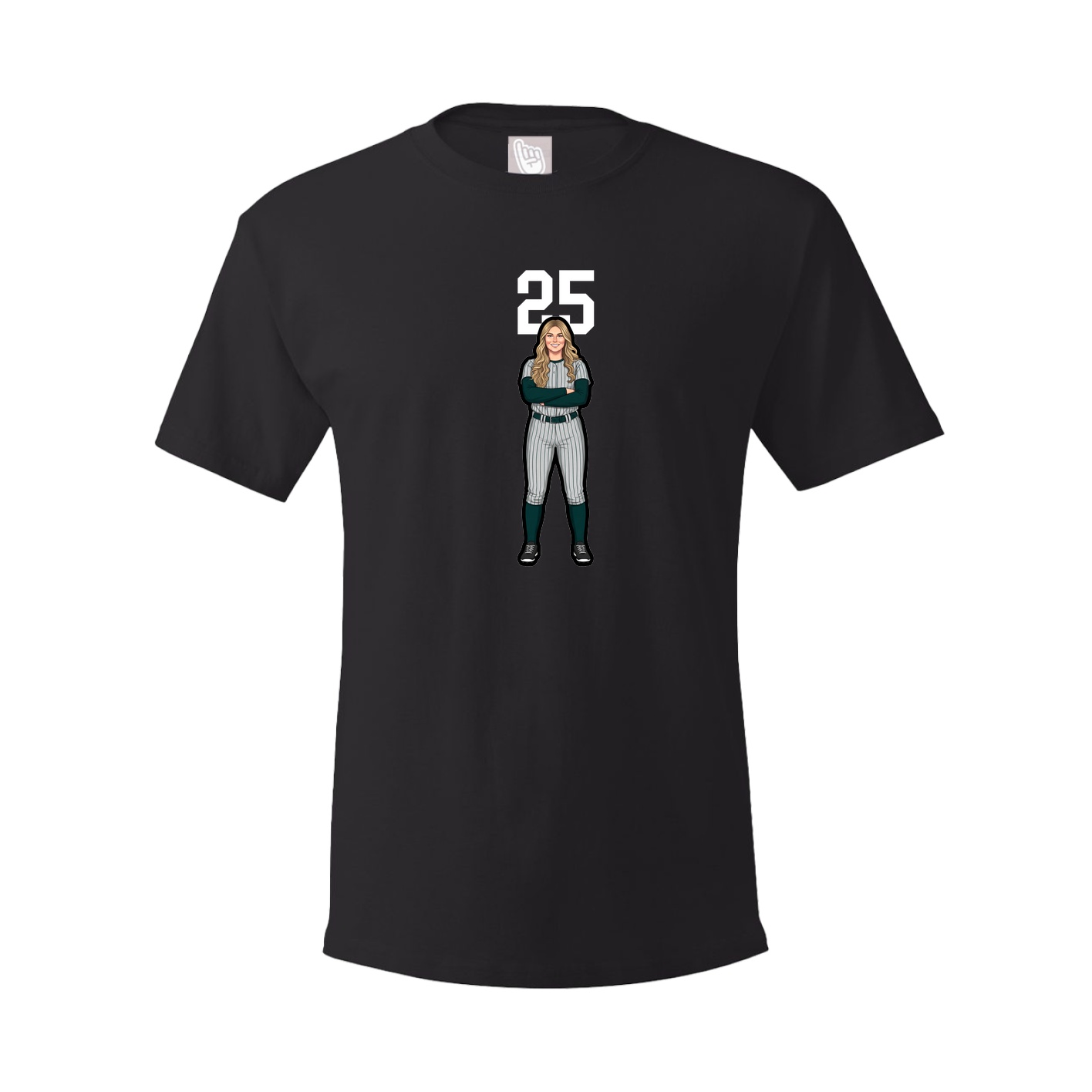 Tee — Number Top in Black