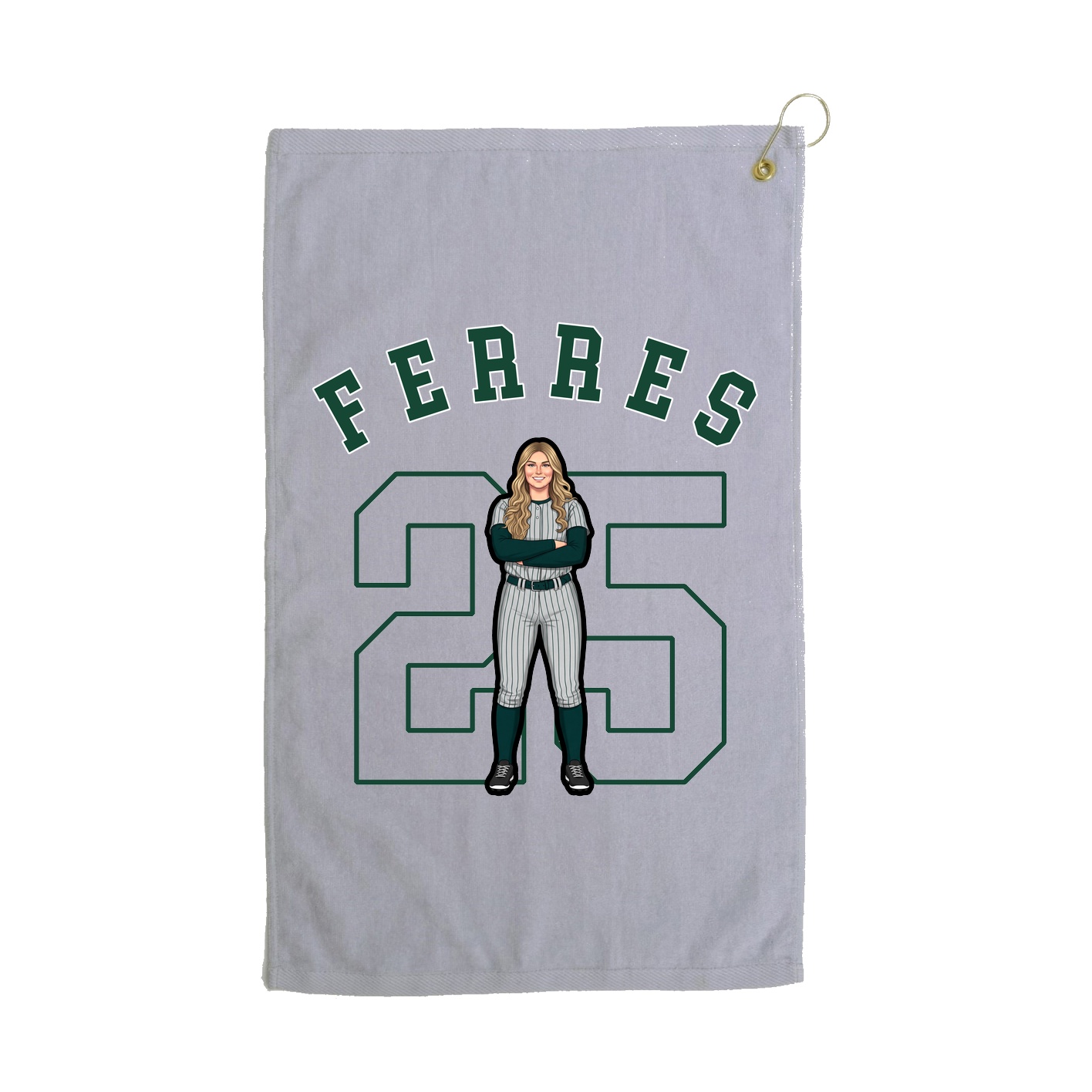 Golf Towel — Shirsey Arch in Grey