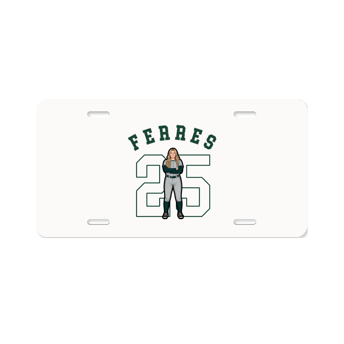 License Plate — Shirsey Arch in Classic