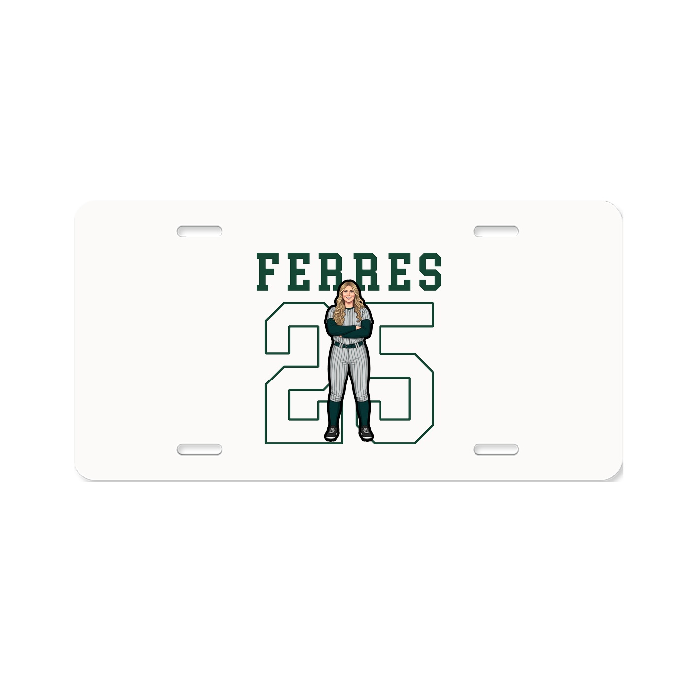 License Plate — Shirsey in Classic