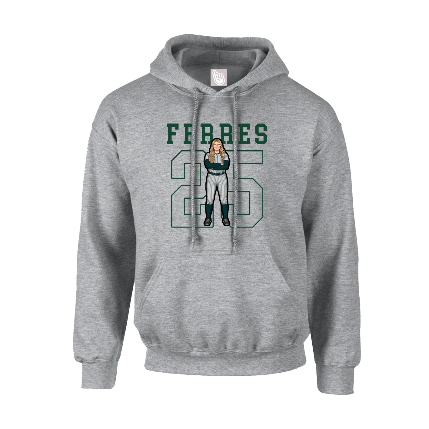 Hoodie — Shirsey in Grey