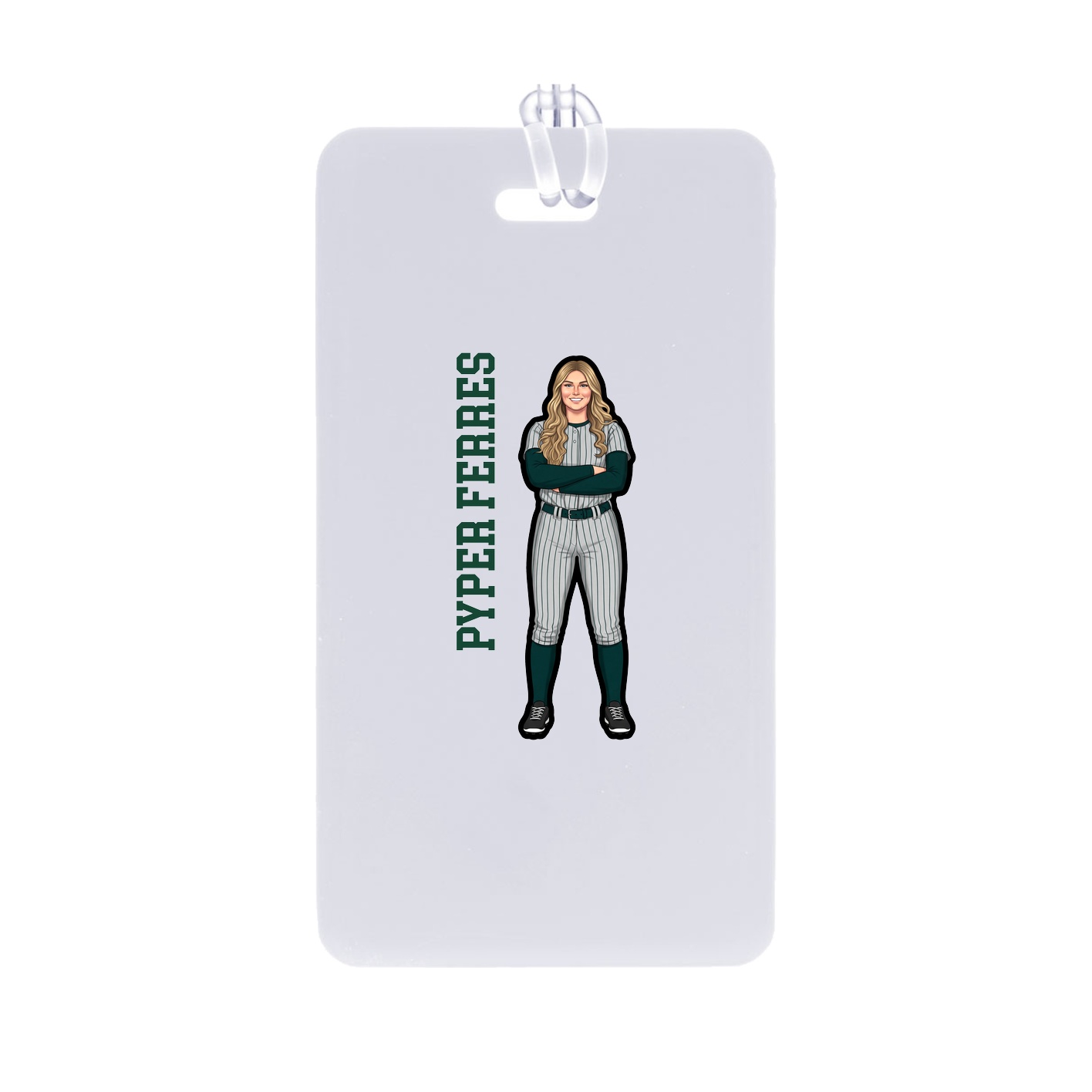 Bag Tag — Name Vertical in Classic