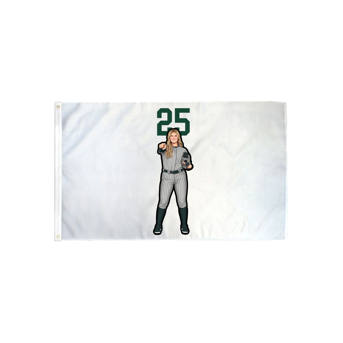 3x5 Flag — Number Top in Classic