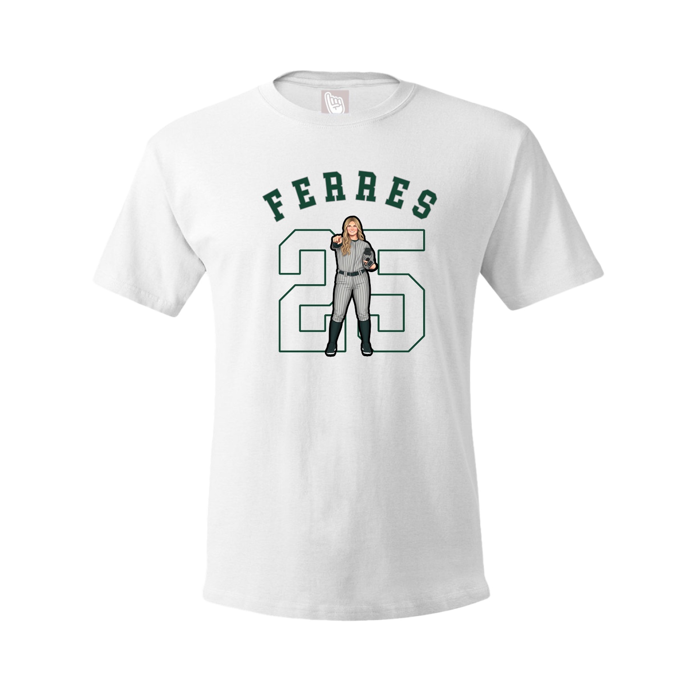 Tee — Shirsey Arch in White