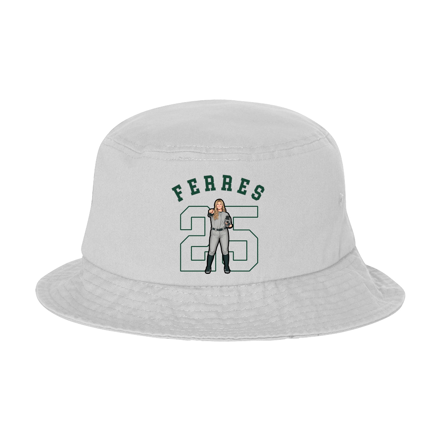 Bucket Cap — Shirsey Arch in White
