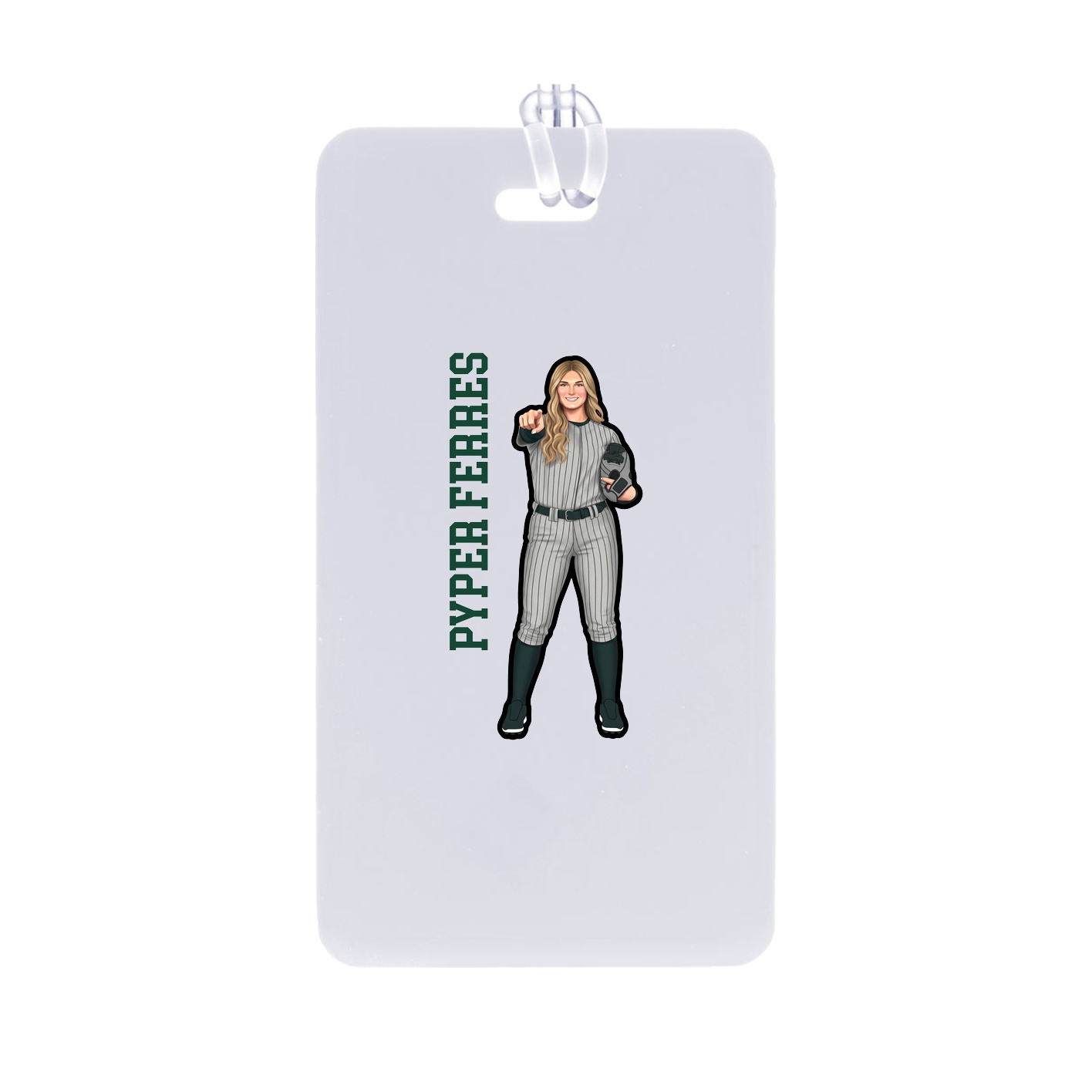 Bag Tag — Name Vertical in Classic