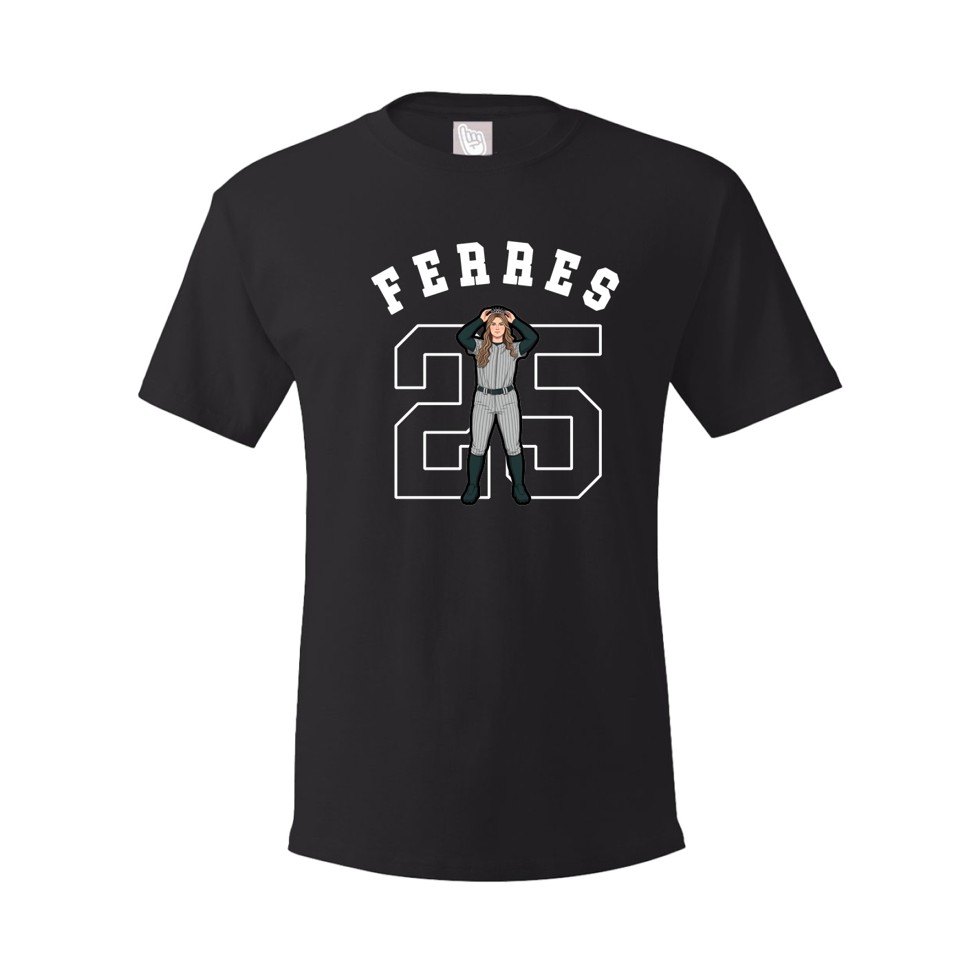 Youth Tee — Shirsey Arch in Black