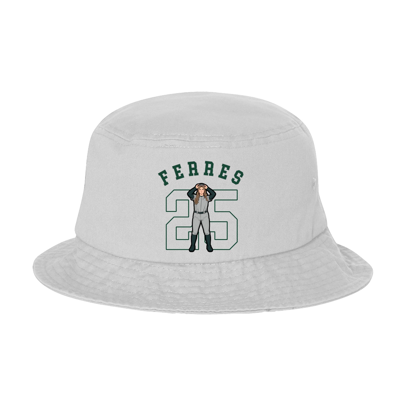 Bucket Cap — Shirsey Arch in White