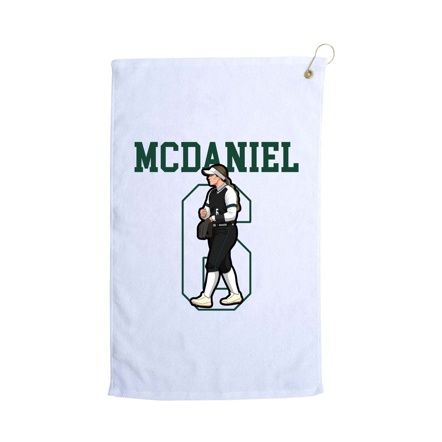 Golf Towel — Shirsey in White