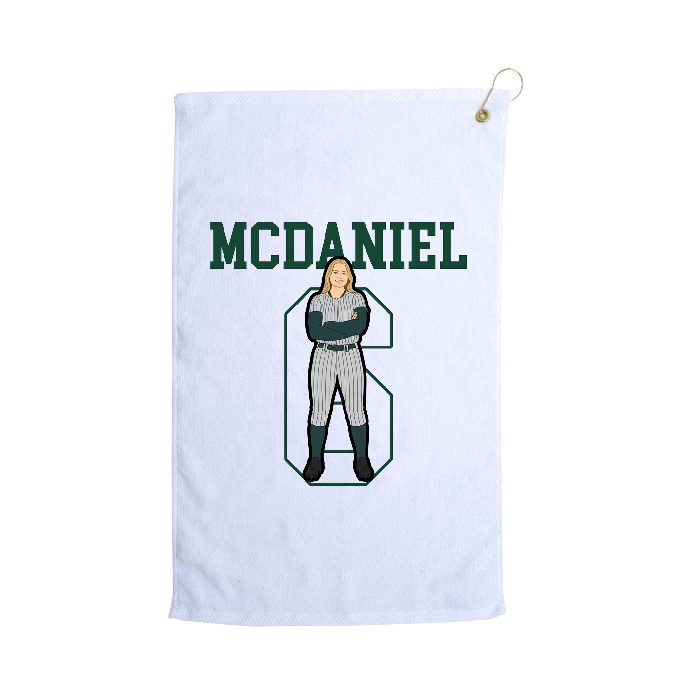 Golf Towel — Shirsey in White