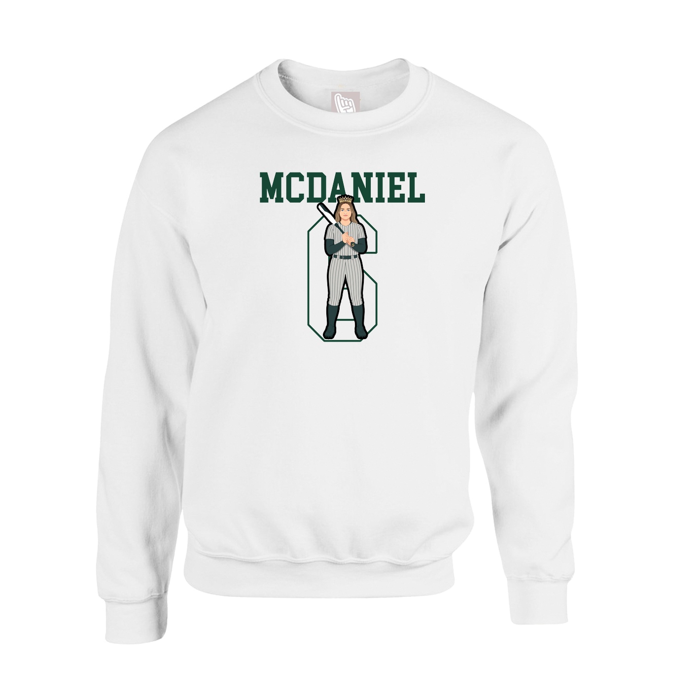 Fleece Crew — Shirsey in White