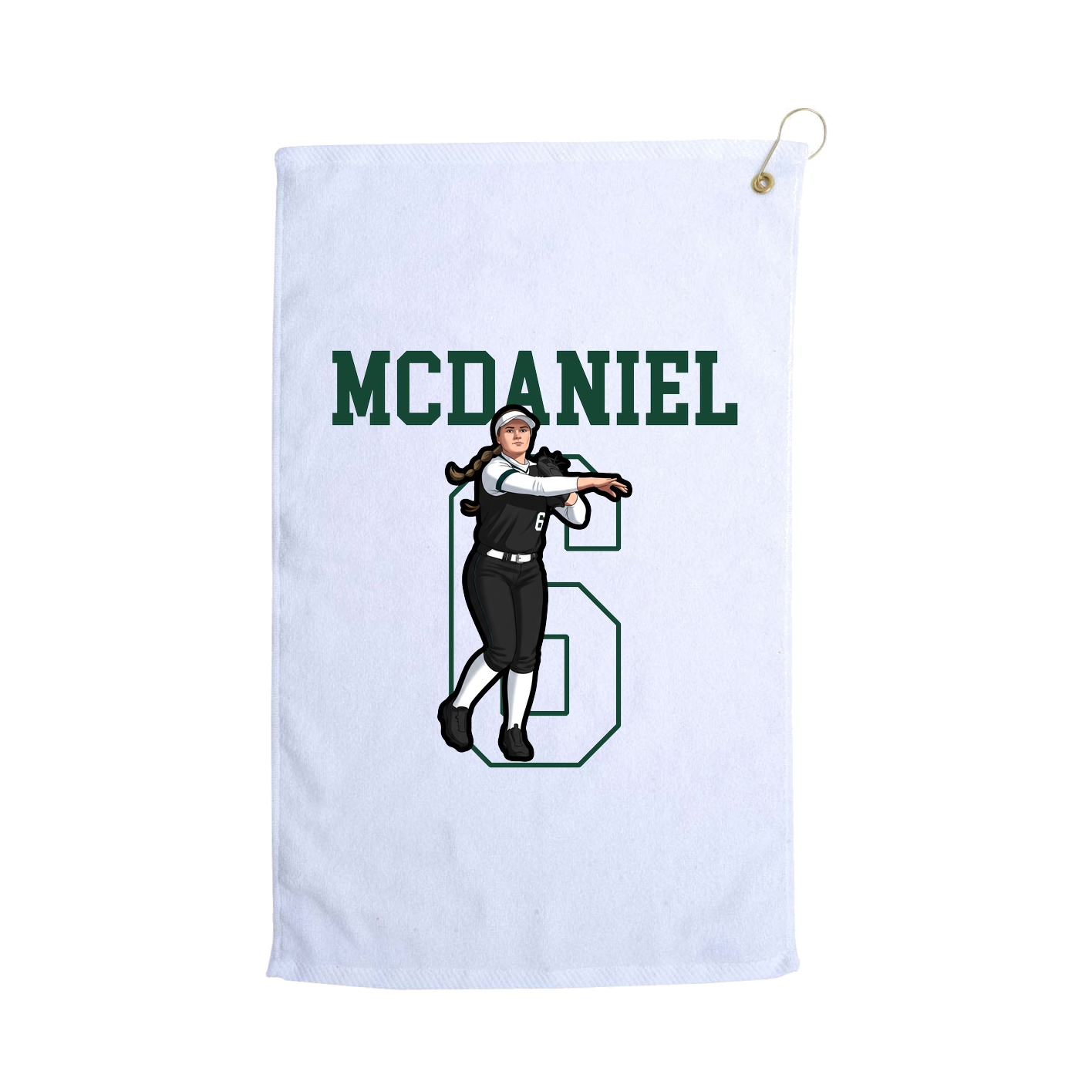 Golf Towel — Shirsey in White