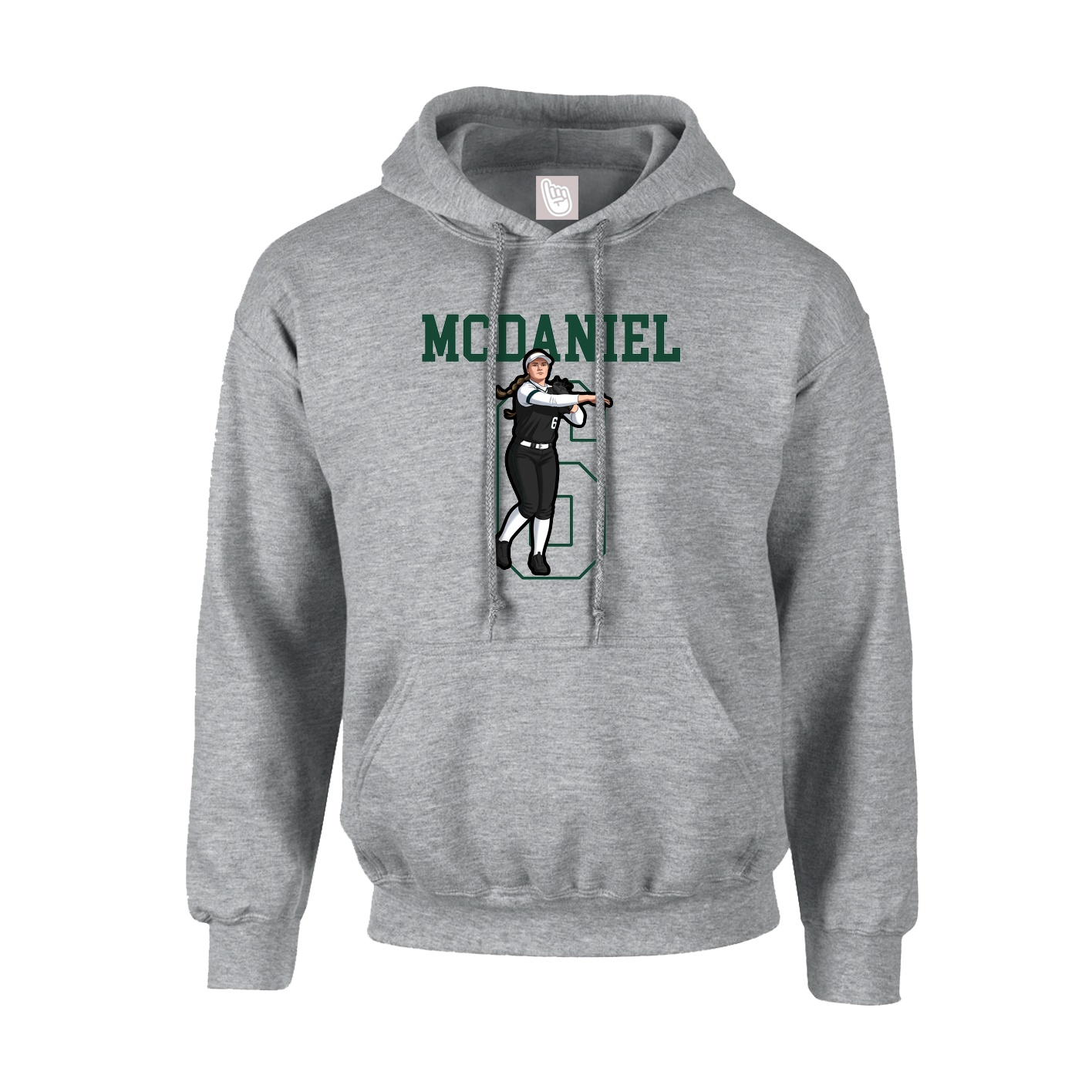 Hoodie — Shirsey in Grey