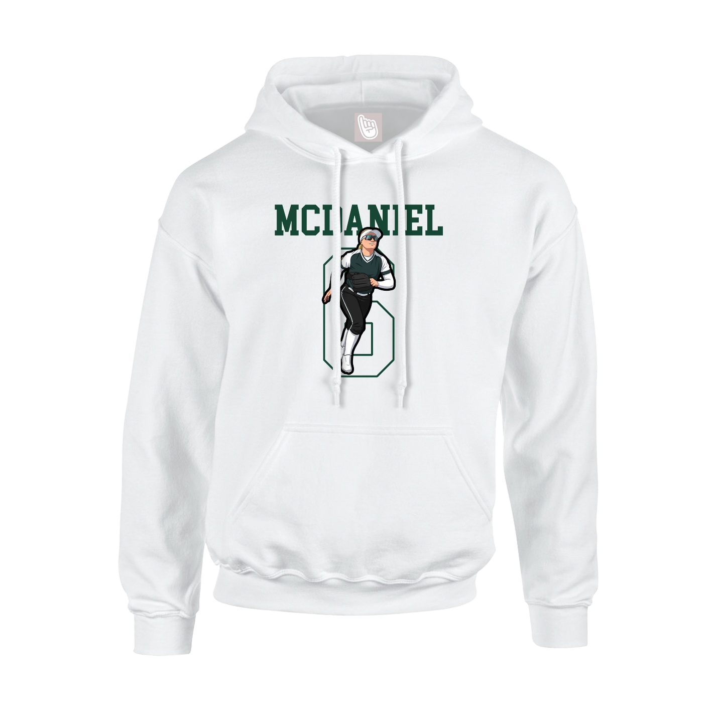 Youth Hoodie — Shirsey in White