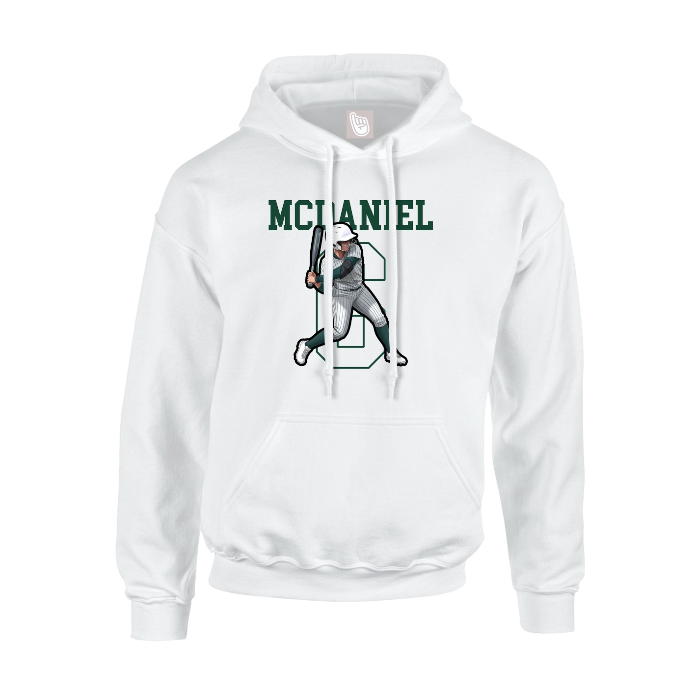 Hoodie — Shirsey in White