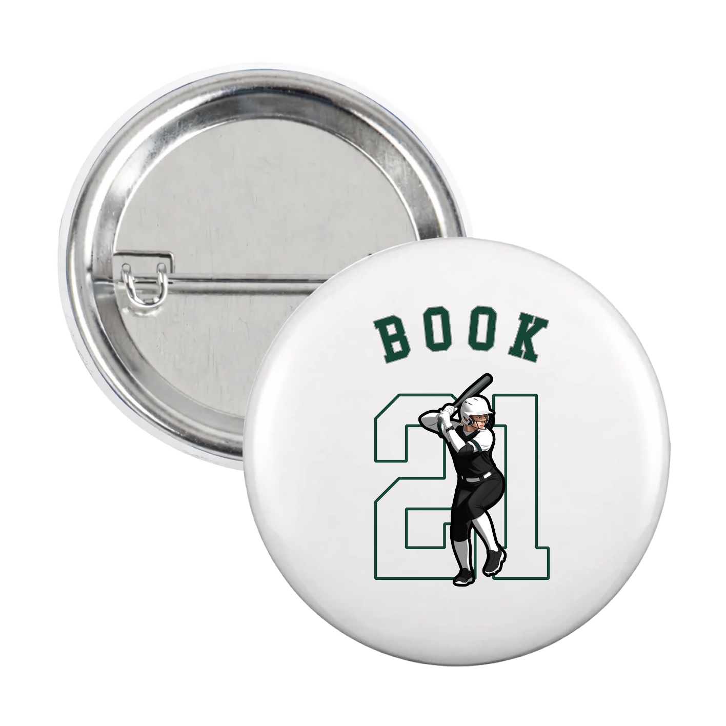 Game Day Button — Shirsey Arch in White